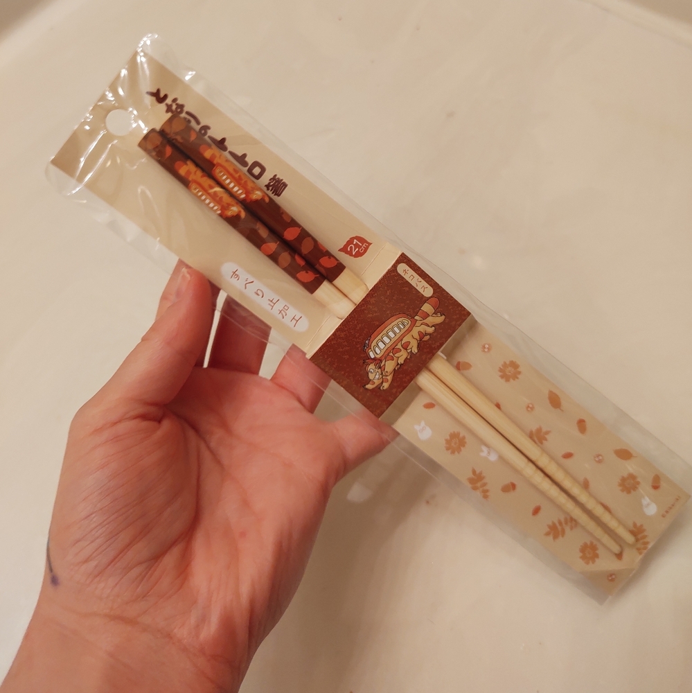 Reusable my neighbor totoro chop sticks